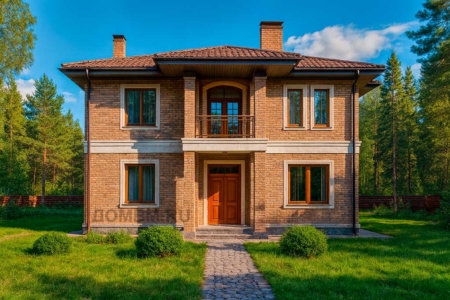 Проект загородного дома «Бухарест»-227 — строительство под ключ