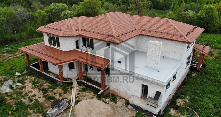 проект большого дома в европейском стиле