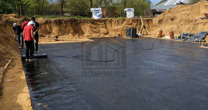 Баварская кладка фасада дома с облицовкой баварской кладкой