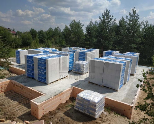 Материалы для кладки стен дома из газосиликатных блоков в Жуковском