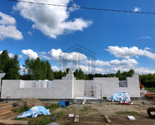 08-steni-pervogo-etazha-odnoetazhnyy-dom-ploskaya-krysha-veranda Стены одноэтажного дома одноэтажного дома с плоской крышей и верандой