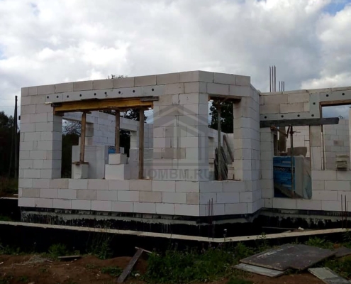 Коробка первого этажа дома 660 м2 в Сергиево-Посадском районе