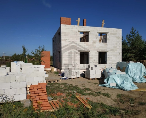 Коробка дома из газосиликата дома из газосиликатных блоков в Жуковском