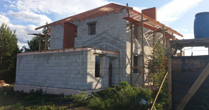 Строительство пристройки к дому дома из газосиликатных блоков в Жуковском