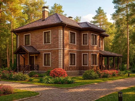 Проект дома "Белград" — 222 м², 2 этажа