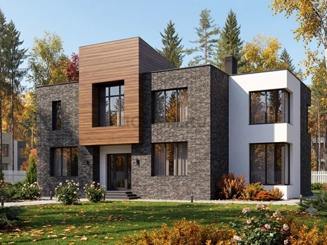 Проект дома "Берлин" — 276 м², 2 этажа