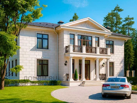 Проект дома "Блэкберн" — 327 м², 2 этажа