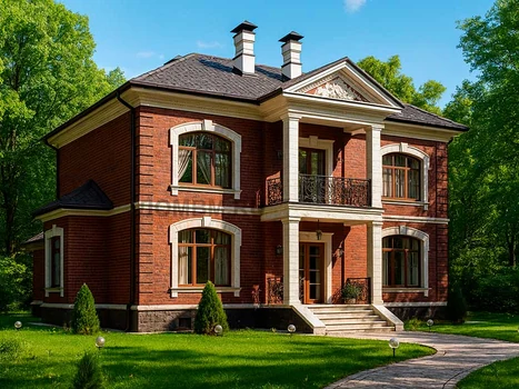 Проект дома "Болонья" — 197 м², 2 этажа