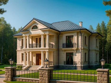 Проект дома "Бостон" — 344 м², 2 этажа