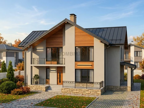 Проект дома "Бристоль" — 306 м², 2 этажа