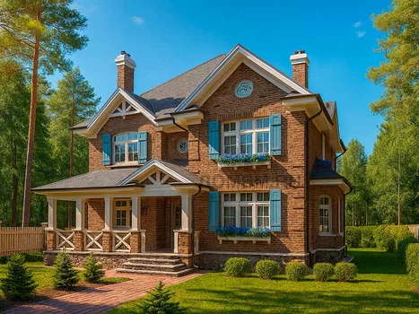 Проект дома "Бристоль" — 263 м², 2 этажа