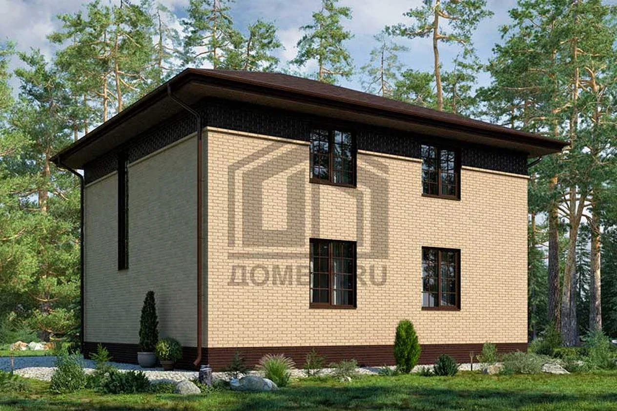 Визуализация проекта дома "Дрезден"