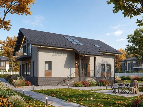 Проект дома "Дублин" — 208 м², 2 этажа