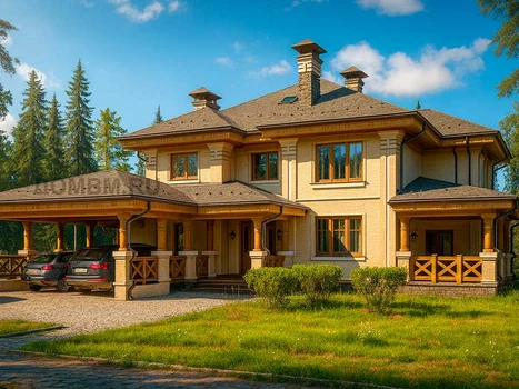 Проект дома "Гарден" — 298 м², 2 этажа