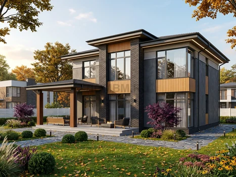 Проект дома "Гданьск" — 258 м², 2 этажа