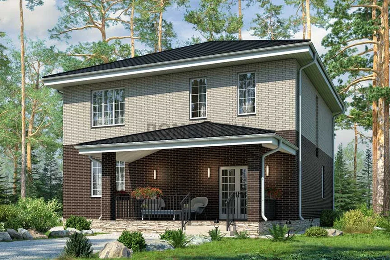 Визуализация проекта дома "Хабаровск"