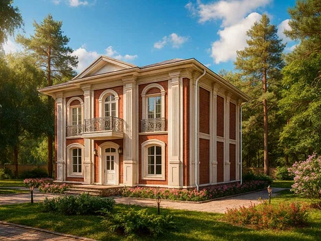 Проект дома "Йорк" — 164 м², 2 этажа