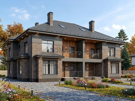 Проект дома "Кливленд" — 557 м², 3 этажа