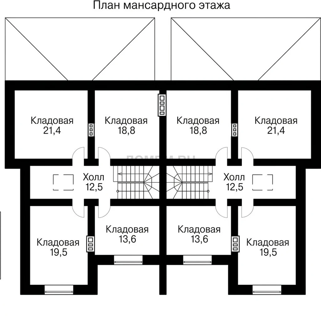 Проект дома «Кливленд» — Чердак