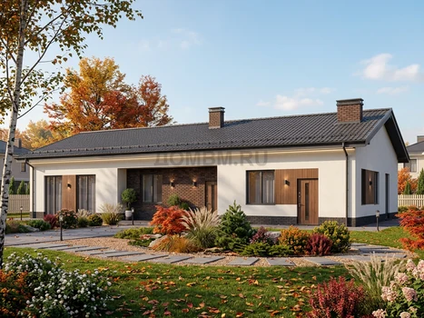 Проект дома "Краснодар" — 168 м², 1 этаж