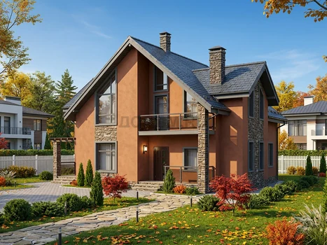 Проект дома "Лас-Вегас" — 204 м², 2 этажа