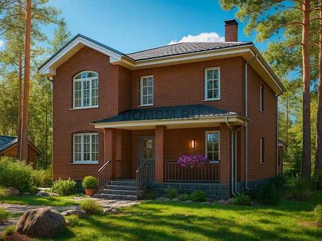 Проект дома "Лиссабон" — 169 м², 2 этажа