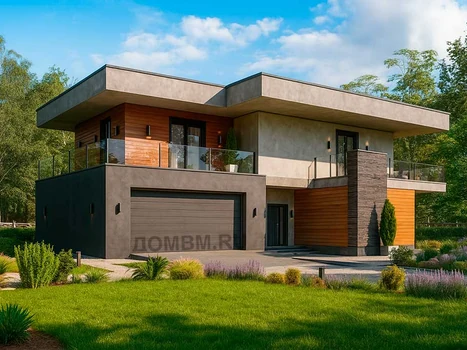 Проект дома "Лос-Анджелес" — 295 м², 2 этажа