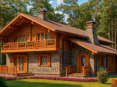 Проект дома "Лугано" — 227 м², 2 этажа