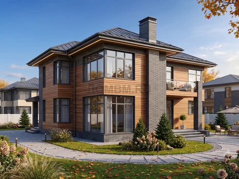 Проект дома "Мальме" — 262 м², 2 этажа
