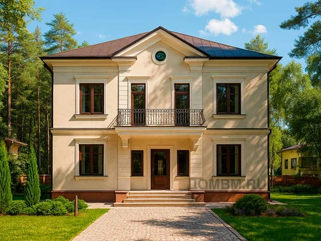 Проект дома "Минск" — 207 м², 2 этажа