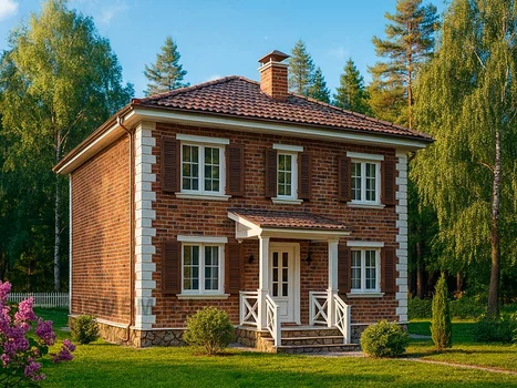 Проект дома "Новара" — 108 м², 2 этажа