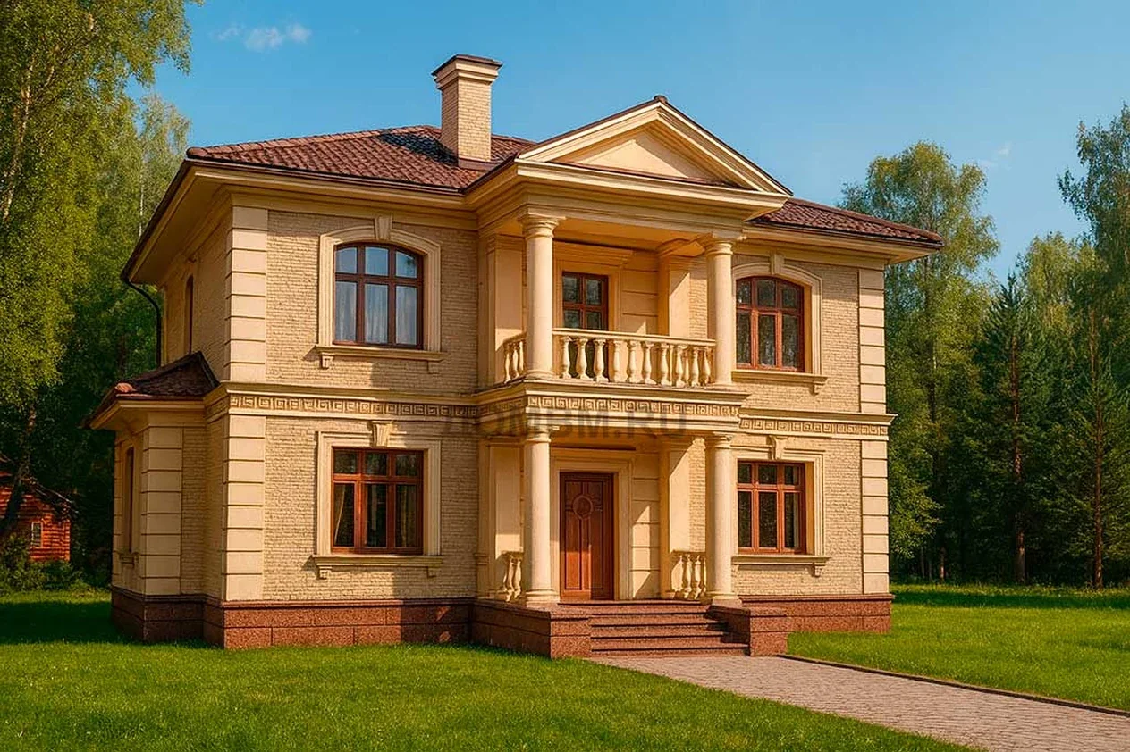 Визуализация проекта дома "Новосибирск"