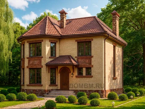 Проект дома "Олдем" — 129 м², 2 этажа