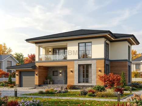 Проект дома "Омаха" — 229 м², 2 этажа