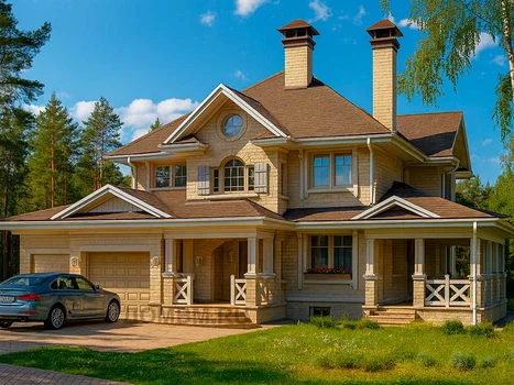 Проект дома "Орегон" — 260 м², 2 этажа