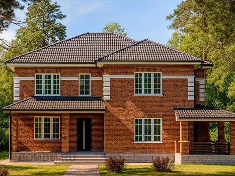 Проект дома "Раменское" — 349 м², 2 этажа