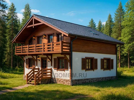 Проект дома "Русдорф" — 180 м², 2 этажа