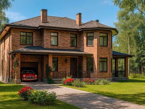 Проект дома "Салтыковка" — 308 м², 2 этажа