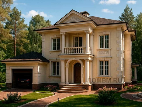 Проект дома "Санкт-Петербург" — 232 м², 2 этажа