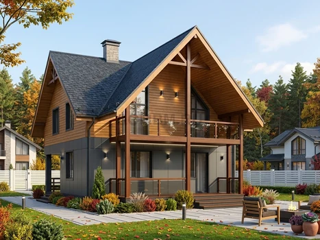 Проект дома "Саратов" — 160 м², 2 этажа
