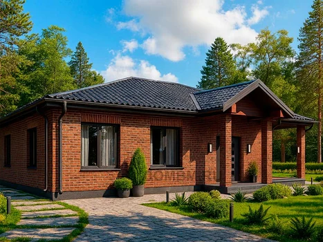 Проект дома "Сочи" — 122 м², 1 этаж