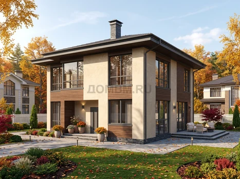 Проект дома "Таллин" — 167 м², 2 этажа