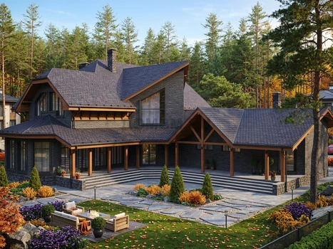 Проект дома "Тампа" — 461 м², 2 этажа