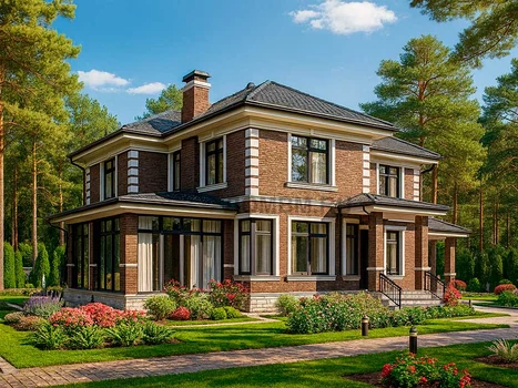 Проект дома "Тюмень" — 179 м², 2 этажа