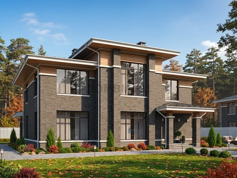 Проект дома "Варшава" — 338 м², 2 этажа