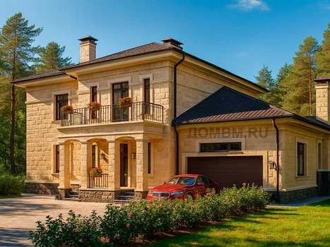 Проект дома "Верона" — 392 м², 2 этажа