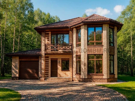 Проект дома "Ярославль" — 194 м², 2 этажа