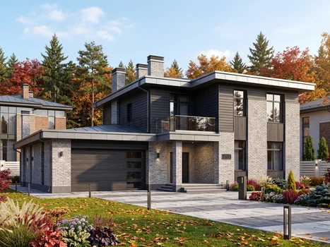 Проект дома "Зальцбург" — 266 м², 2 этажа