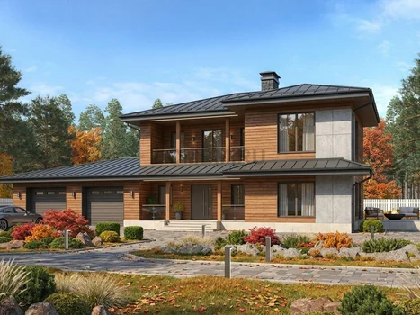 Проект дома "Алор" — 290 м², 2 этажа