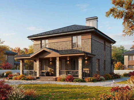 Проект дома "Амьен" — 150 м², 2 этажа
